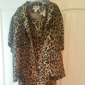 Leopard print dress
